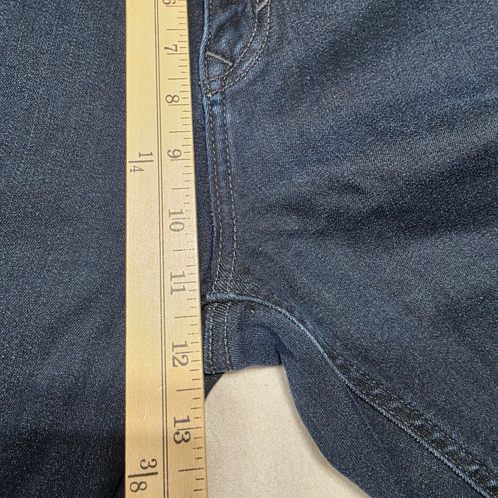 Banana‎ Republic Traveler Tapered Fit Dark Wash Jeans Mens 35 Stretch Comfort